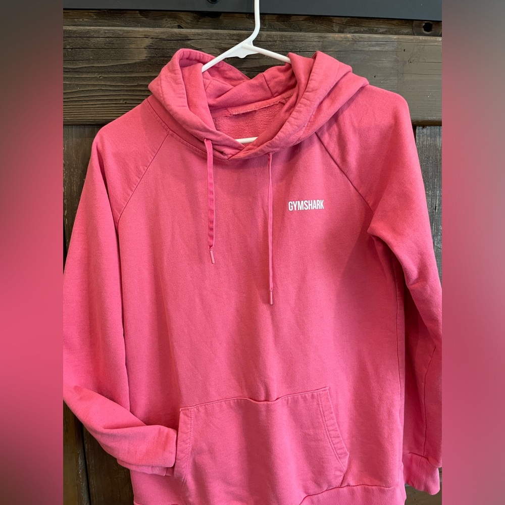 Pink gymshark hoodie